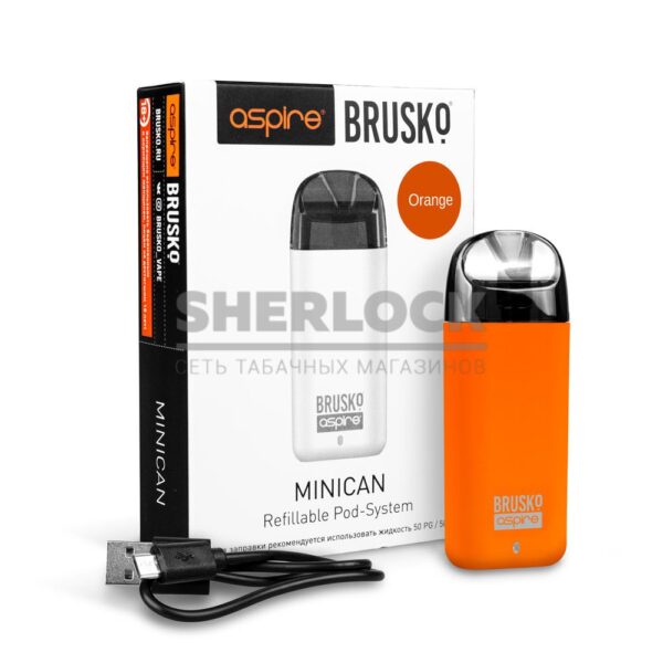 POD-система Aspire BRUSKO MINICAN (Оранжевый) POD-система Aspire BRUSKO MINICAN (Оранжевый)