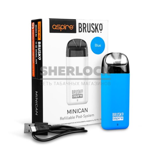 POD-система Aspire BRUSKO MINICAN (Синий) POD-система Aspire BRUSKO MINICAN (Синий)