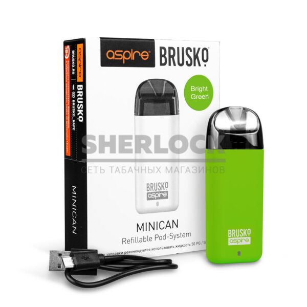 POD-система Aspire BRUSKO MINICAN (Зелёный) POD-система Aspire BRUSKO MINICAN (Зелёный)