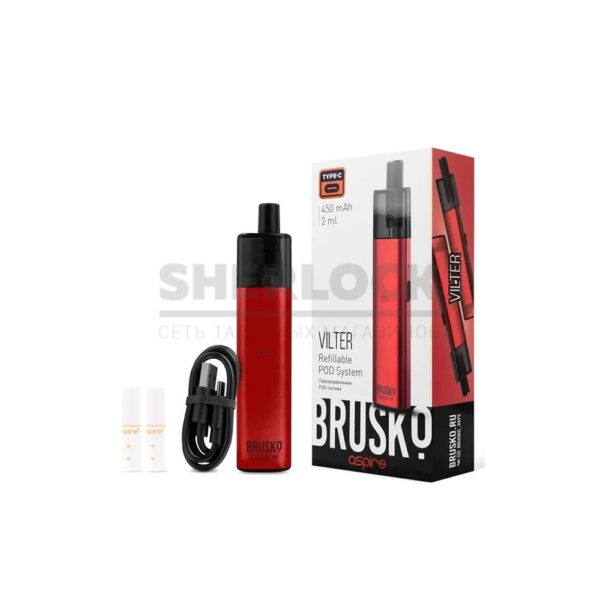 POD-система BRUSKO VILTER (Красный) POD-система BRUSKO VILTER (Красный)