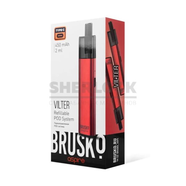 POD-система BRUSKO VILTER (Красный) POD-система BRUSKO VILTER (Красный)