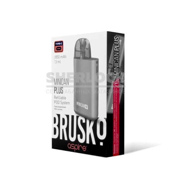 Перезаправляемая POD-система BRUSKO MINICAN PLUS (Серый) Перезаправляемая POD-система BRUSKO MINICAN PLUS (Серый)