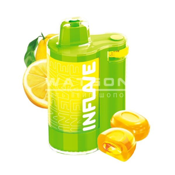 Электронная сигарета INFLAVE SPIN 8000 Lemon Lollipops (Лимонные леденцы) Электронная сигарета INFLAVE SPIN 8000 Lemon Lollipops (Лимонные леденцы)