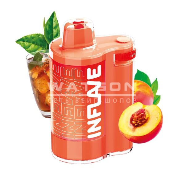 Электронная сигарета INFLAVE SPIN 8000 Peach Ice Tea (Персиковый чай) Электронная сигарета INFLAVE SPIN 8000 Peach Ice Tea (Персиковый чай)