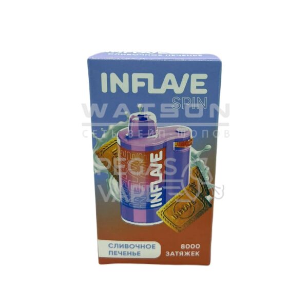 Электронная сигарета INFLAVE SPIN 8000 (Сливочное печенье) Электронная сигарета INFLAVE SPIN 8000 (Сливочное печенье)