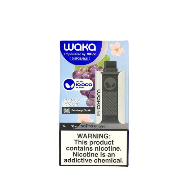 Электронная сигарета Waka PA-10000 Sakura grap (Сакура виноград) Электронная сигарета Waka PA-10000 Sakura grap (Сакура виноград)