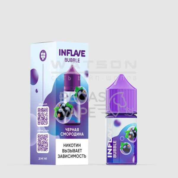 Жидкость INFLAVE BUBBLE (Черная смородина) 30 мл 2% (20 мг/мл) Жидкость INFLAVE BUBBLE (Черная смородина) 30 мл 2% (20 мг/мл)