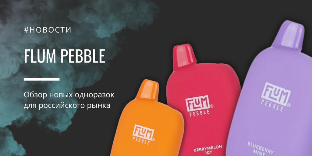 FLUM PEBBLE - обзор новых одноразок для российского рынка