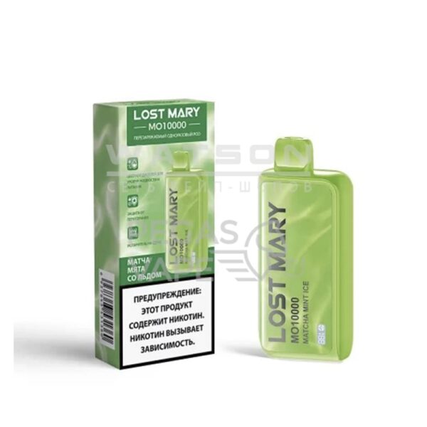 Электронная сигарета LOST MARY MO 10000 (Матча Мята со льдом) Электронная сигарета LOST MARY MO 10000 (Матча Мята со льдом)