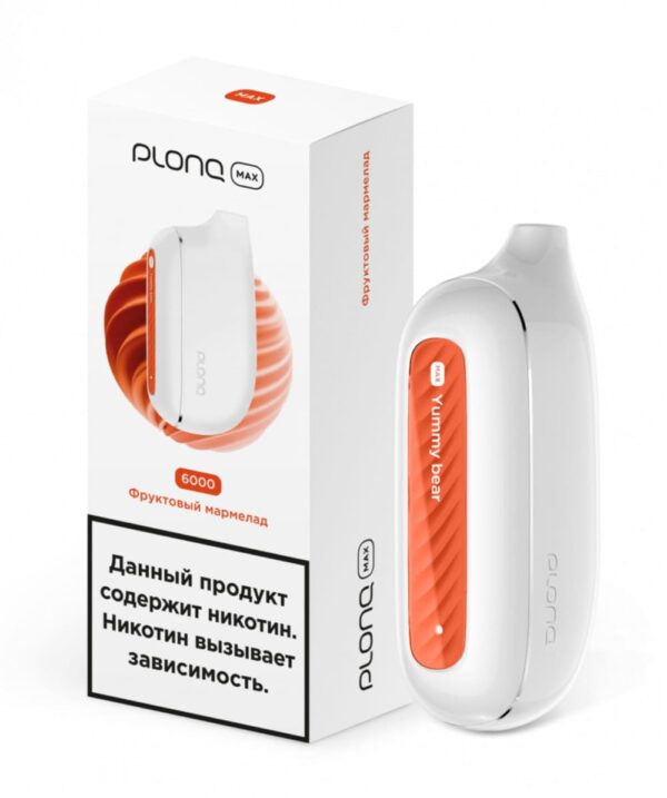 Электронная сигарета PLONQ MAX 6000 (Фруктовый мармелад) Электронная сигарета PLONQ MAX 6000 (Фруктовый мармелад)