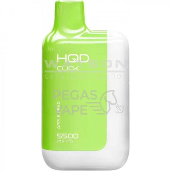 Электронная сигарета HQD CLICK 5500 (Яблоко груша) Электронная сигарета HQD CLICK 5500 (Яблоко груша)
