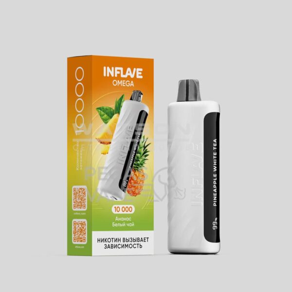 Электронная сигарета INFLAVE OMEGA 10000 (Ананас белый чай) Электронная сигарета INFLAVE OMEGA 10000 (Ананас белый чай)