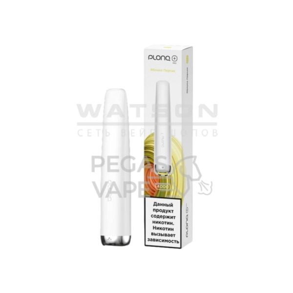 Электронная сигарета PLONQ PLUS PRO 4000 (Яблоко Персик) Электронная сигарета PLONQ PLUS PRO 4000 (Яблоко Персик)