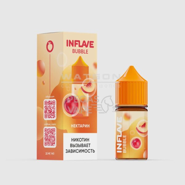 Жидкость INFLAVE BUBBLE (Нектарин) 30 мл 2% (20 мг/мл) Жидкость INFLAVE BUBBLE (Нектарин) 30 мл 2% (20 мг/мл)