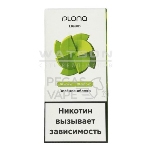 Жидкость PLONQ Salt (Зеленое яблоко) 10 мл 2% (20 мг/мл) Жидкость PLONQ Salt (Зеленое яблоко) 10 мл 2% (20 мг/мл)