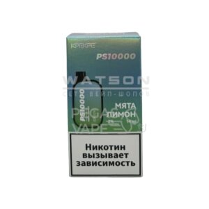 Электронная сигарета ATTACKER KPEKPE PS 10000 (Мята лимон) - Купить с доставкой в Красногорске, Москве и МО, по России в интернет-магазине SHERLOCK-TABAK