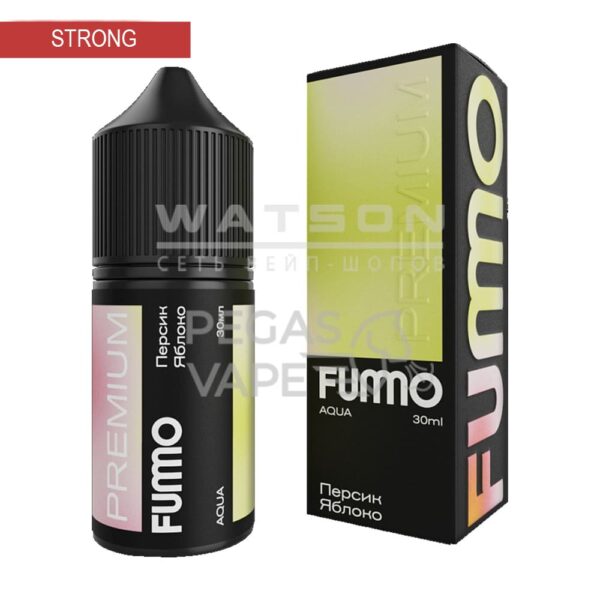 Жидкость FUMMO AQUA HARD (Персик яблоко) 30 мл 2% (20 мг/мл) Strong Жидкость FUMMO AQUA HARD (Персик яблоко) 30 мл 2% (20 мг/мл) Strong