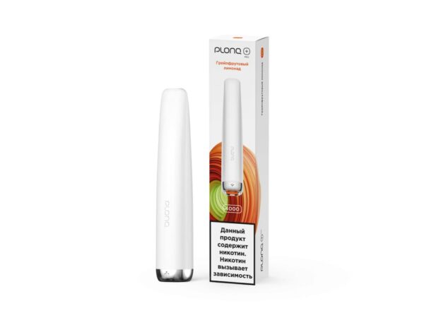 Электронная сигарета PLONQ PLUS PRO 4000 (Грейпфрутовый лимонад) Электронная сигарета PLONQ PLUS PRO 4000 (Грейпфрутовый лимонад)