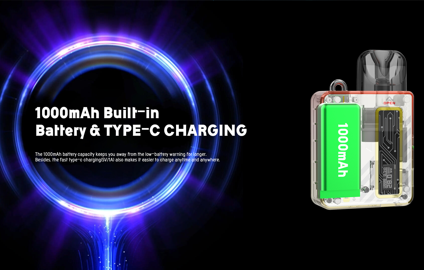 Мощность АКБ Manto Nano PRO POD kit