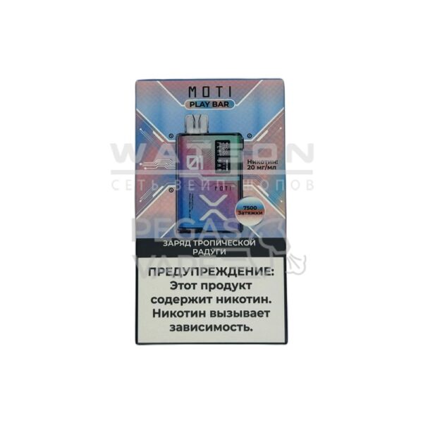 Электронная сигарета MOTI PLAYBAR 7500 (Заряд тропической радуги) Электронная сигарета MOTI PLAYBAR 7500 (Заряд тропической радуги)