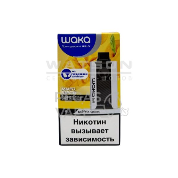 Электронная сигарета WAKA SoPro PA 10000 Mango Peach (Манго персик) Электронная сигарета WAKA SoPro PA 10000 Mango Peach (Манго персик)