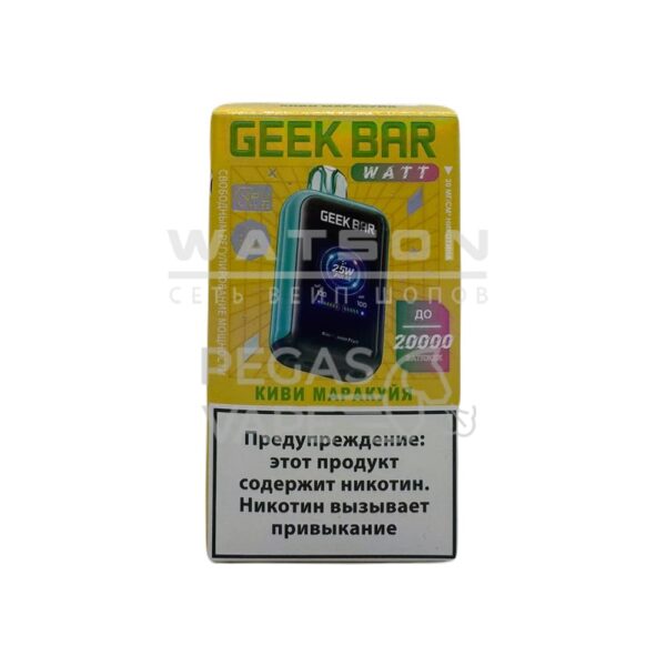 Электронная сигарета Geek Bar Watt 20000 (Киви, маракуйя) Электронная сигарета Geek Bar Watt 20000 (Киви, маракуйя)
