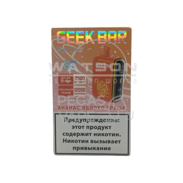 Электронная сигарета Geek Bar Pulse 12000 (Ананас,яблоко,груша ) Электронная сигарета Geek Bar Pulse 12000 (Ананас,яблоко,груша )