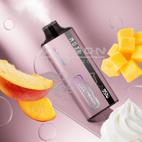 Электронная сигарета MOTI ULTRA PRO 8000 (Манго и персик со сливками ) Электронная сигарета MOTI ULTRA PRO 8000 (Манго и персик со сливками )