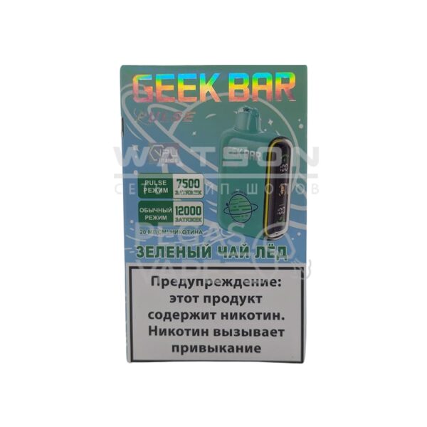 Электронная сигарета Geek Bar Pulse 12000 (Зеленый чай, лед ) Электронная сигарета Geek Bar Pulse 12000 (Зеленый чай, лед )