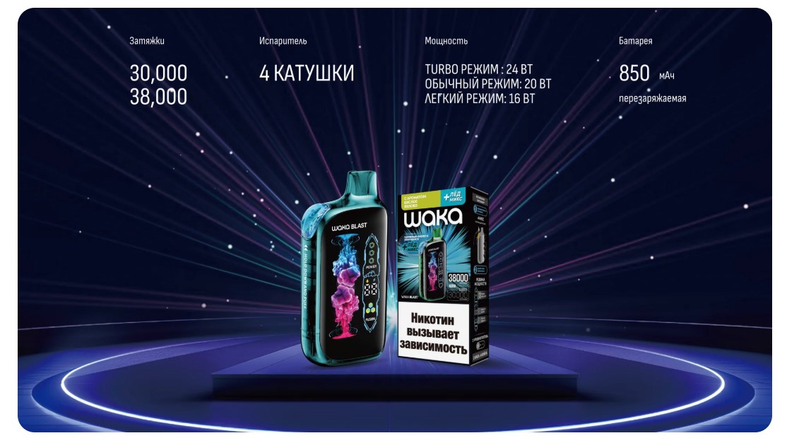 WAKA BLAST 38000 обзор 3 WAKA BLAST 38000 обзор 3