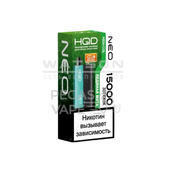 Электронная сигарета HQD NEO 15000 (Ледяная мята) Электронная сигарета HQD NEO 15000 (Ледяная мята)