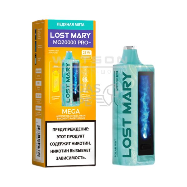 Электронная сигарета LOST MARY MO 20000 (Ледяная мята) Электронная сигарета LOST MARY MO 20000 (Ледяная мята)