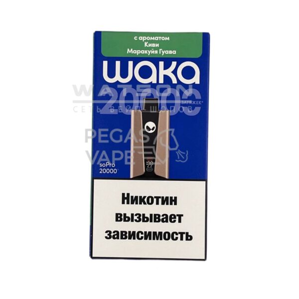 Электронная сигарета WAKA soPRO 20000 Kiwi Passion Guava (Киви маракуйя гуава) Электронная сигарета WAKA soPRO 20000 Kiwi Passion Guava (Киви маракуйя гуава)