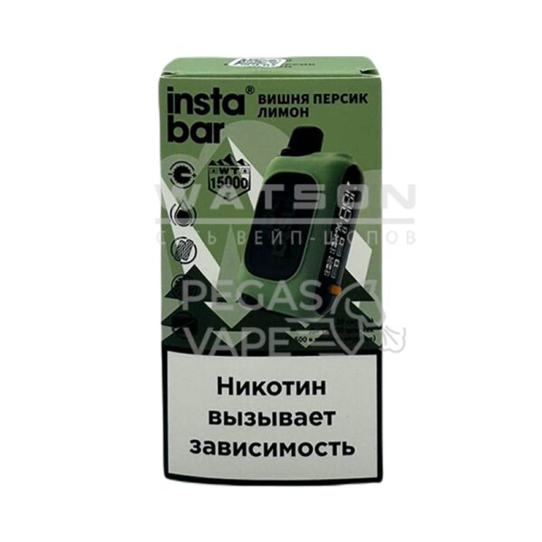 Электронная сигарета PLONQ INSTABAR 15000 (Вишня персик лимон) Электронная сигарета PLONQ INSTABAR 15000 (Вишня персик лимон)