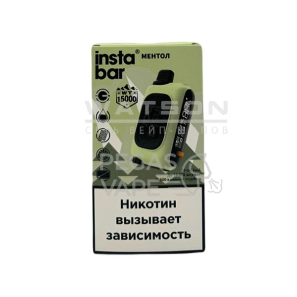 Электронная сигарета PLONQ INSTABAR 15000 (Ментол) Электронная сигарета PLONQ INSTABAR 15000 (Ментол)