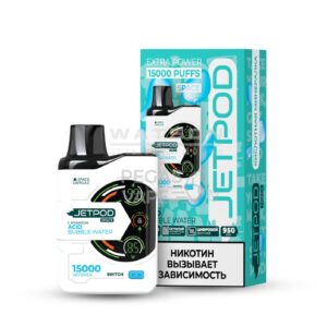Электронная сигарета JETPOD SPACE 15000 Acid bubble water (Кислотная Минералка)