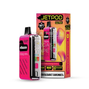 Электронная сигарета JETPOD ULTRA 14000 Watermelon energy drink (Арбузный энергетик)