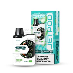 Электронная сигарета JETPOD SPACE 15000 Mint Mojito (Мятный мохито)