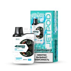 Электронная сигарета JETPOD SPACE 15000 Gin with berries (Ягодный джин)