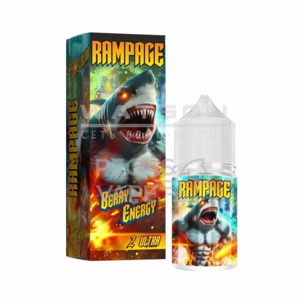 Жидкость RAMPAGE Ultra 2 Berry Energy (Ягодный энергетик) 30 мл 2% (20 мг/мл) Strong Жидкость RAMPAGE Ultra 2 Berry Energy (Ягодный энергетик) 30 мл 2% (20 мг/мл) Strong