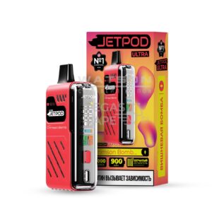 Электронная сигарета JETPOD ULTRA 14000 Crimson bomb (Вишневая бомба)