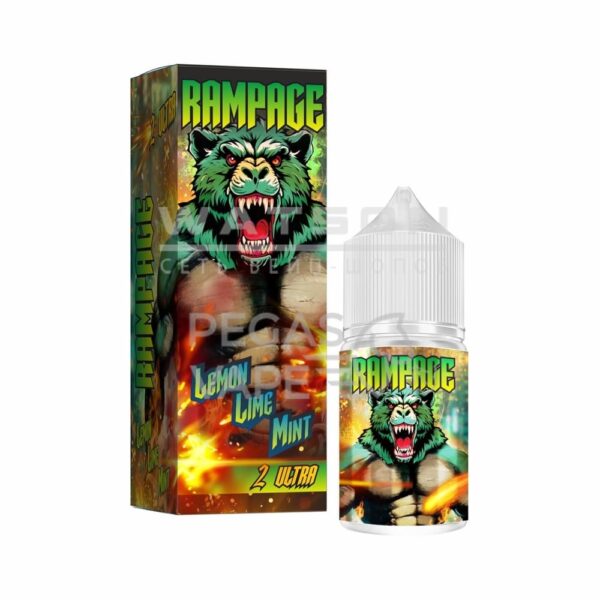 Жидкость RAMPAGE Ultra 2 Lemon Lime Mint (Лимон Лайм Мята) 30 мл 2% (20 мг/мл) Strong Жидкость RAMPAGE Ultra 2 Lemon Lime Mint (Лимон Лайм Мята) 30 мл 2% (20 мг/мл) Strong