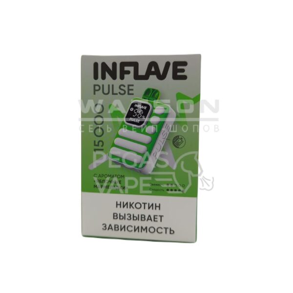 Электронная сигарета INFLAVE PULSE 15000 (Яблочные мармеладки) Электронная сигарета INFLAVE PULSE 15000 (Яблочные мармеладки)
