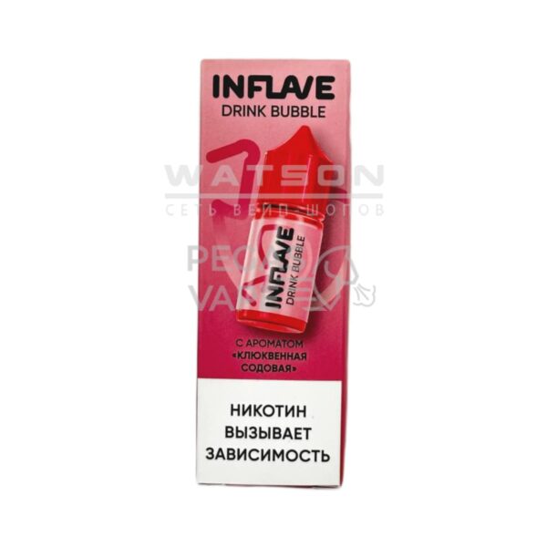 Жидкость INFLAVE BUBBLE (Клюквенная содовая) 30 мл 2% (20 мг/мл) Жидкость INFLAVE BUBBLE (Клюквенная содовая) 30 мл 2% (20 мг/мл)