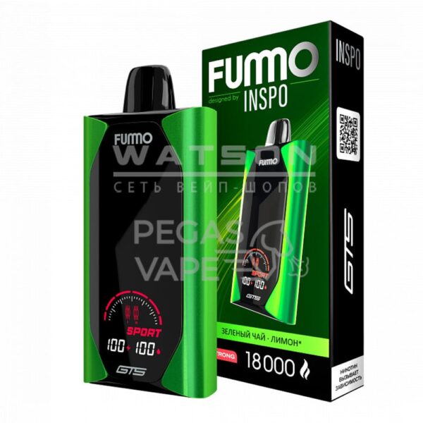 Электронная сигарета Fummo GTS 18000 (Зеленый чай лимон) Электронная сигарета Fummo GTS 18000 (Зеленый чай лимон)
