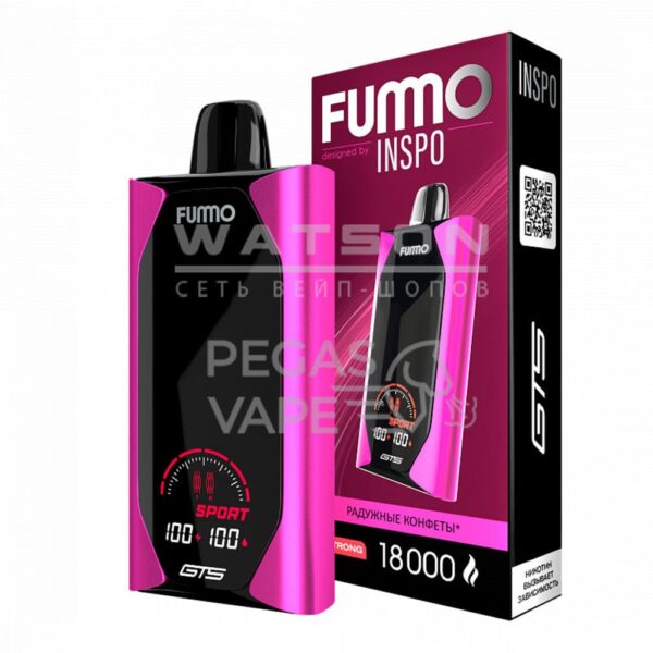Электронная сигарета Fummo GTS 18000 (Радужные конфеты) Электронная сигарета Fummo GTS 18000 (Радужные конфеты)