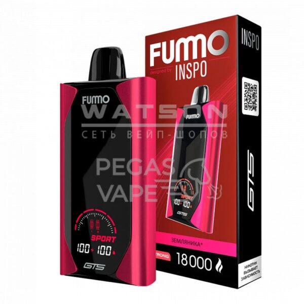Электронная сигарета Fummo GTS 18000 (Земляника) Электронная сигарета Fummo GTS 18000 (Земляника)