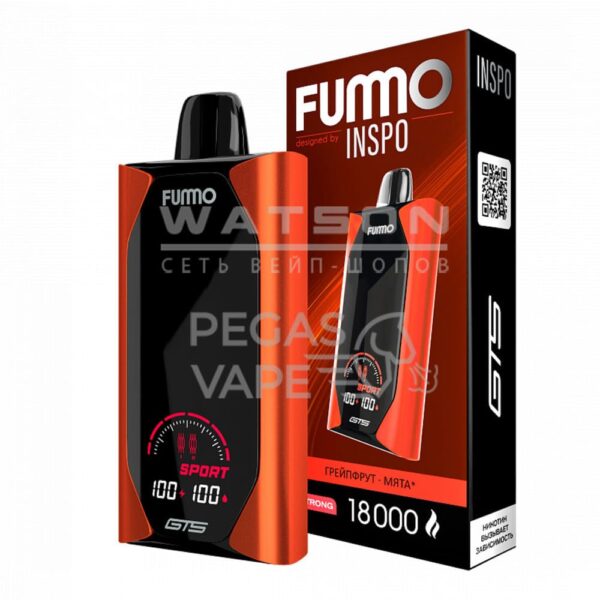 Электронная сигарета Fummo GTS 18000 (Грейпфрут мята) Электронная сигарета Fummo GTS 18000 (Грейпфрут мята)