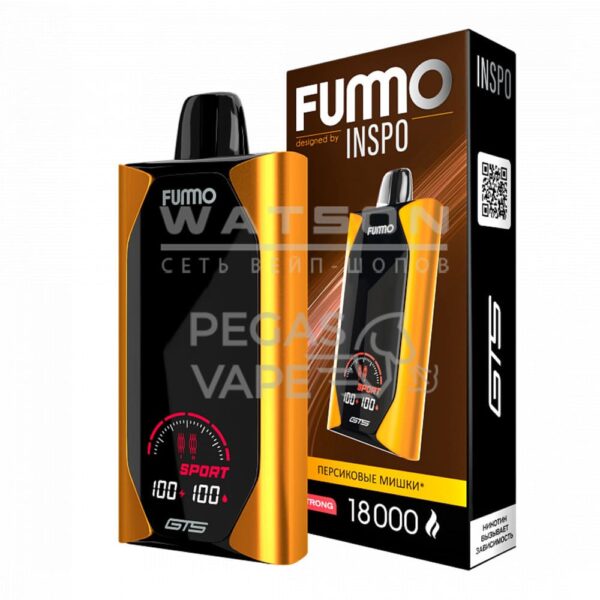 Электронная сигарета Fummo GTS 18000 (Персиковые мишки) Электронная сигарета Fummo GTS 18000 (Персиковые мишки)