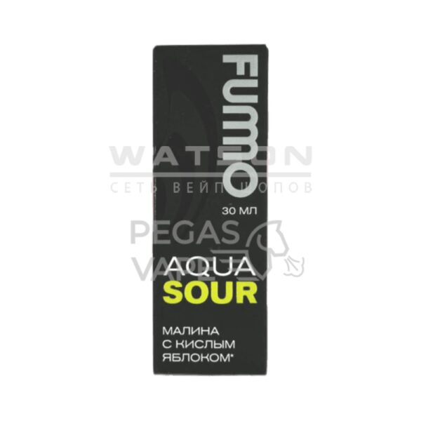 Жидкость FUMMO AQUA SOUR (Малина с кислым яблоком) 30 мл 2% (20 мг/мл) Жидкость FUMMO AQUA SOUR (Малина с кислым яблоком) 30 мл 2% (20 мг/мл)
